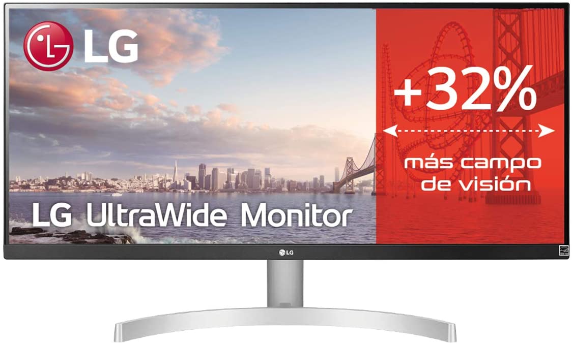 Monitor UltraWide LG para producción musical.