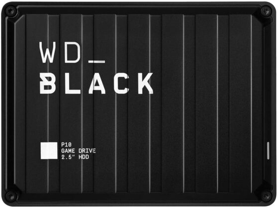 Disco duro de alta velocidad WD Black negro externo.
